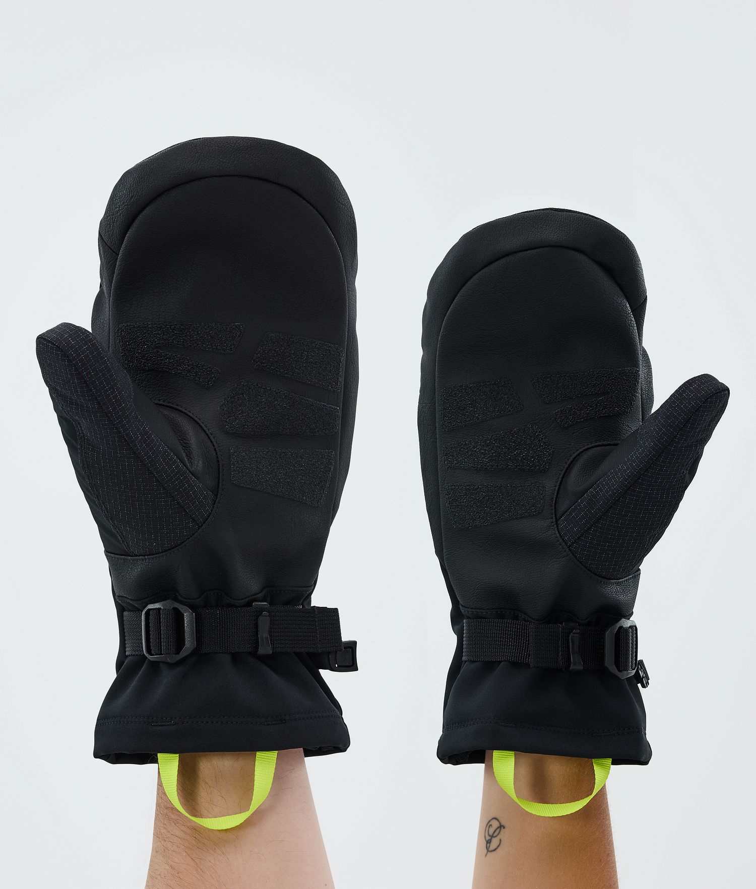 Dope Ace Snow Mittens Light Grey