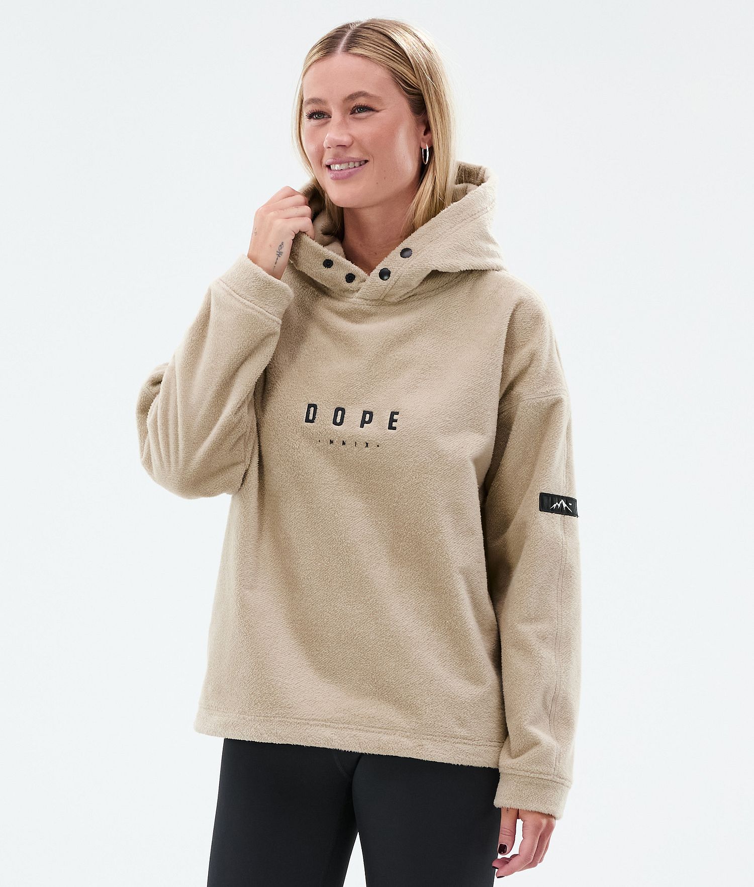 Dope Sublime W Fleece Hoodie Women Sand Dope Sublime W Fleece Hoodie Women Sand